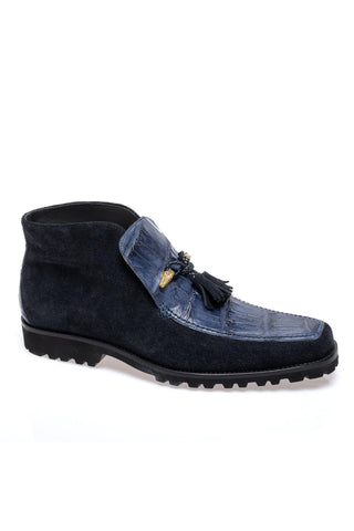 Mauri 3045/4 Blade Alligator & Suede Slip-On Ankle Boot (MA5689)-AmbrogioShoes