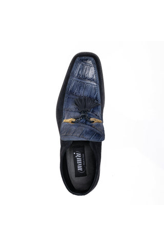 Mauri 3045/4 Blade Alligator & Suede Slip-On Ankle Boot (MA5689)-AmbrogioShoes