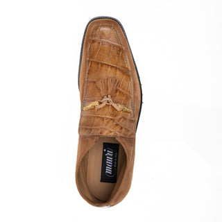 Mauri 3045/4 Blade Exotic Alligator Skin & Suede Slip-On Ankle Boot (MA5689)-AmbrogioShoes