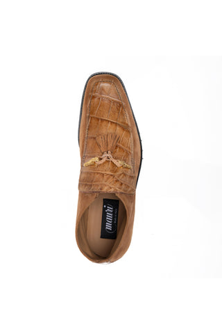 Mauri 3045/4 Blade Exotic Alligator Skin & Suede Slip-On Ankle Boot (MA5689)-AmbrogioShoes