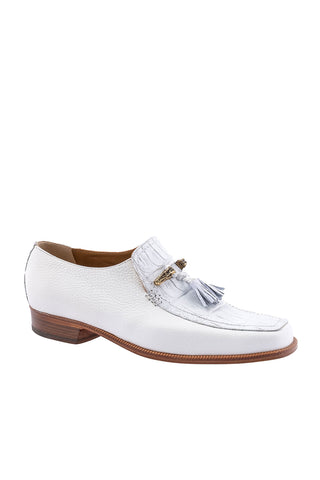 Mauri 3045/6 Crocodile & Leather Tassel Loafer-AmbrogioShoes
