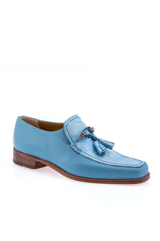 Mauri 3045/6 Crocodile & Leather Tassel Loafer-AmbrogioShoes