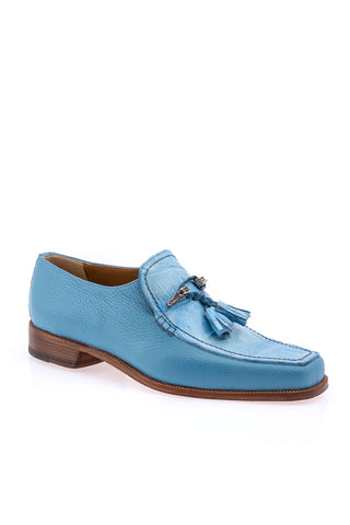 Mauri 3045/6 Crocodile & Leather Tassel Loafer-AmbrogioShoes