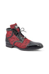 BLACK/RUBY RED