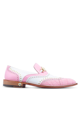 Mauri 3092 Gambino Exotic Crocodile Skin & Calf-Skin Leather Loafers (MA5427)-AmbrogioShoes