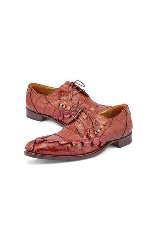 Mauri 3094 Slayer Hornback / Crocodile Skin Derby-AmbrogioShoes