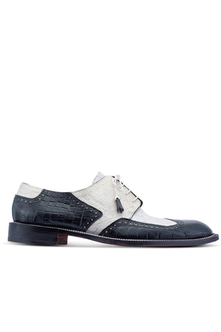 Mauri 3098 Lucchese Exotic Alligator Skin Derby (MA5432)-AmbrogioShoes