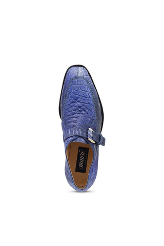 Mauri 3232 Minister Alligator Skin Split-Toe Single Monk-Strap (MA5532)