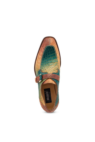 Mauri 3232 Minister Exotic Alligator Skin Split-Toe Single Monk-Strap (MA5532)-AmbrogioShoes