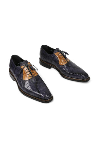 Mauri 3252 Exotic Alligator Classic Oxford (MA5654)-AmbrogioShoes