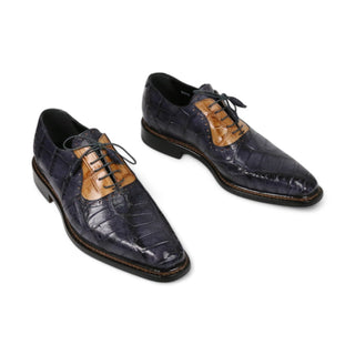 Mauri 3252 Men's Shoes Exotic Alligator Classic Oxford (MA5654)(Special Order)-AmbrogioShoes