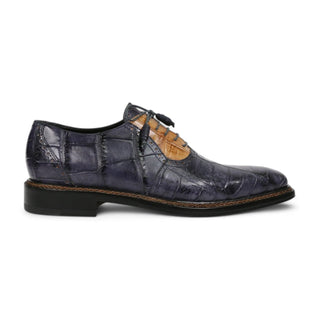 Mauri 3252 Men's Shoes Exotic Alligator Classic Oxford (MA5654)(Special Order)-AmbrogioShoes