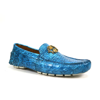 Mauri 3405/1 Scenic Exotic Alligator Skin Moccasin Loafers (MA5414)(Made to Order)-AmbrogioShoes