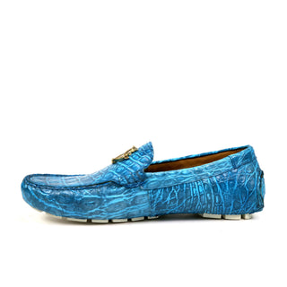 Mauri 3405/1 Scenic Men's Shoes Exotic Alligator Skin Moccasin Loafers (MA5414)(Special Order)-AmbrogioShoes