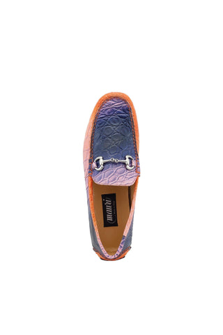 Mauri 3405/2 Scenic Exotic Alligator Driver Horse-Bit Loafers (MA5525)