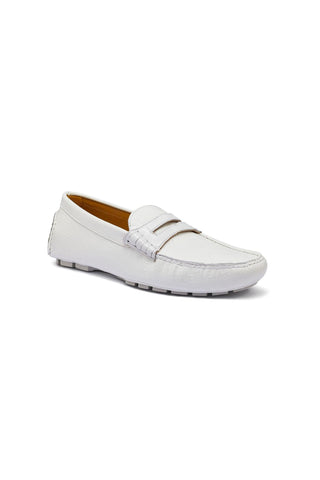 Mauri 3502 Suave Exotic Crocodile Skin & Patent Calf-Skin Leather Penny Driver (MA5346)-AmbrogioShoes