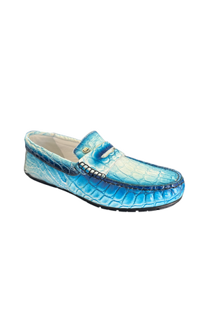 Mauri 3517/1 Sprinter Alligator Skin Moccasins Loafers (MA5550)-AmbrogioShoes