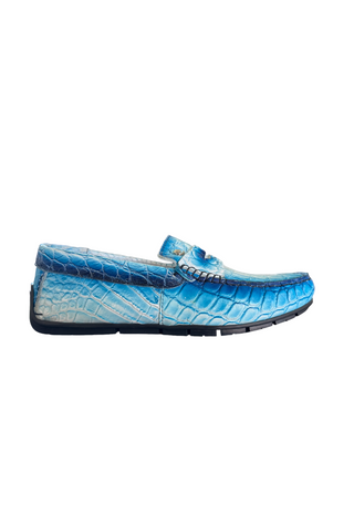 Mauri 3517/1 Sprinter Alligator Skin Moccasins Loafers (MA5550)-AmbrogioShoes