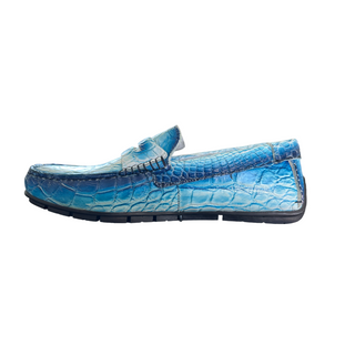 Mauri 3517/1 Sprinter Exotic Alligator Skin Moccasins Loafers (MA5550)(Made to Order)-AmbrogioShoes