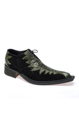 Mauri 42810/1 Saloon Ostrich & Suede Derby-AmbrogioShoes