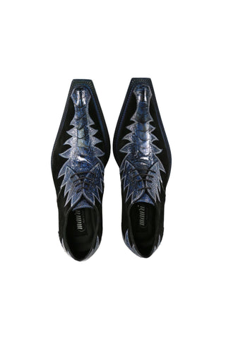 Mauri 42810/1 Saloon Ostrich & Suede Derby-AmbrogioShoes