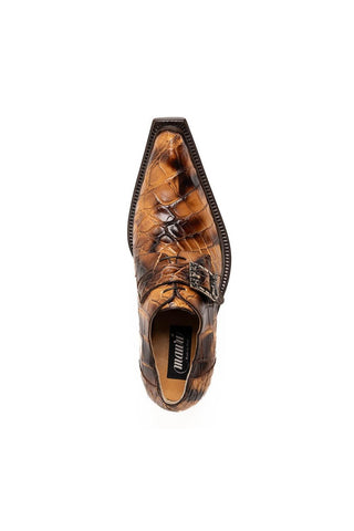 Mauri 44166/2 Wanted Alligator Skin Derby (MA5692)-AmbrogioShoes