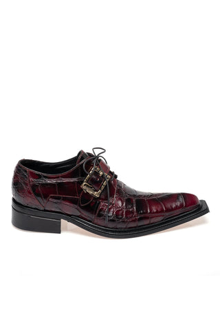 Mauri 44166/2 Wanted Exotic Alligator Skin Derby (MA5692)-AmbrogioShoes