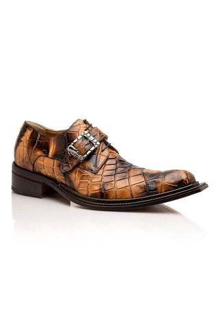 Mauri 44166/2 Wanted Exotic Alligator Skin Derby (MA5692)-AmbrogioShoes