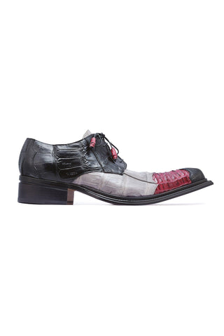 Mauri 44207 Piave Exotic Crocodile Skin / Hornback Derby (MA5257)-AmbrogioShoes