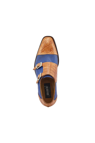 Mauri 4560/2 Madison Alligator Skin & Karung Double Monk-Straps (MA5375)