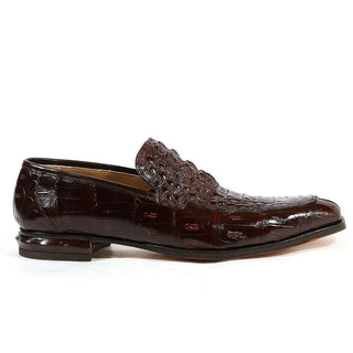 Mauri 4615 Men's Shoes Romeo Hornback & Crocodile Skin Loafers (MA1110) (Special Order)-AmbrogioShoes