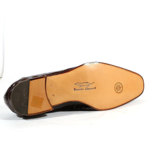 Mauri 4615 Men's Shoes Romeo Hornback & Crocodile Skin Loafers (MA1110) (Special Order)-AmbrogioShoes