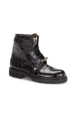 Mauri 4637 Commando Alligator & Ostrich Skin Boots (MA4107)