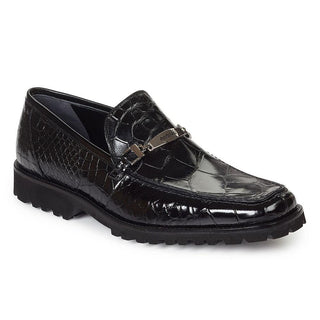 Mauri 4692 Men's Shoes Exotic Alligator Skin Horse-Bit Loafers (MA3014) (Special Order)-AmbrogioShoes