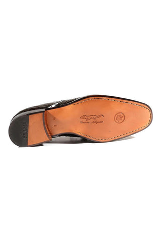 Mauri 4708 Domino Alligator Oxford-AmbrogioShoes