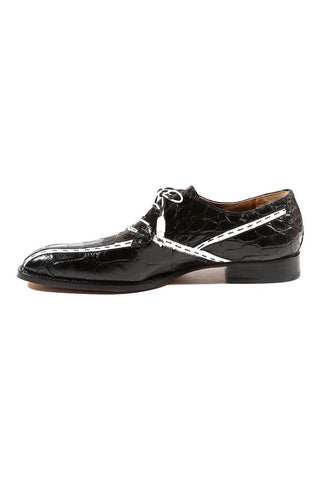 Mauri 4708 Domino Alligator Oxford-AmbrogioShoes
