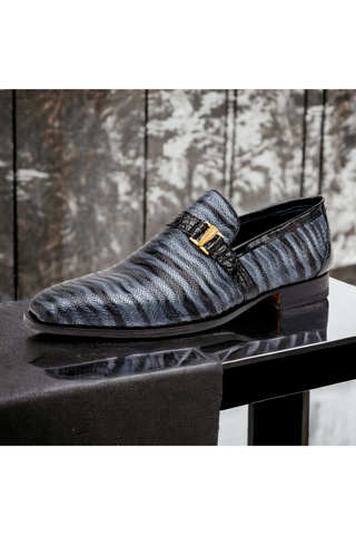 Mauri 4709-6 Elegante Balera Fabric / Alligator Skin / Patent Slip-On Loafers (MA5568)-AmbrogioShoes