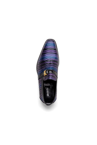 Mauri 4709-6 Elegante Balera Fabric / Alligator Skin / Patent Slip-On Loafers (MA5568)-AmbrogioShoes