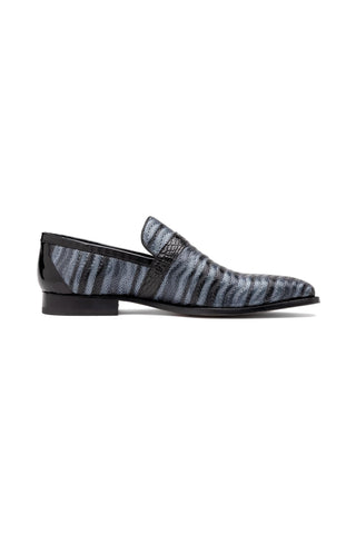Mauri 4709-6 Elegante Balera Fabric / Alligator Skin / Patent Slip-On Loafers (MA5568)-AmbrogioShoes