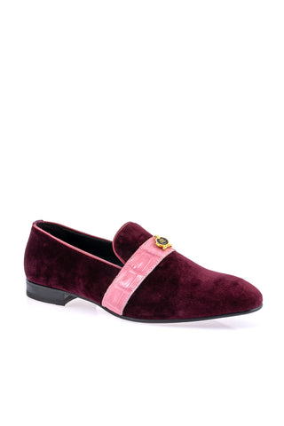 Mauri 4709/11 Crocodile & Velvet Loafer-AmbrogioShoes