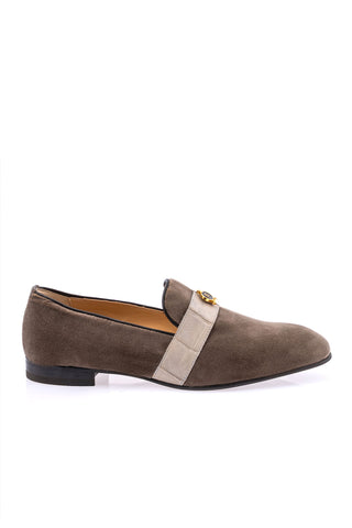 Mauri 4709/11 Crocodile & Velvet Loafer-AmbrogioShoes