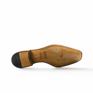 Mauri 4732 Men's Shoes Ostrich White Slip-On Loafers (MA3018) (Special Order)-AmbrogioShoes