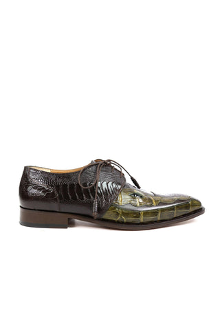 Mauri 4787 Ostrich Leg & Crocodile Oxfords (MA4510)