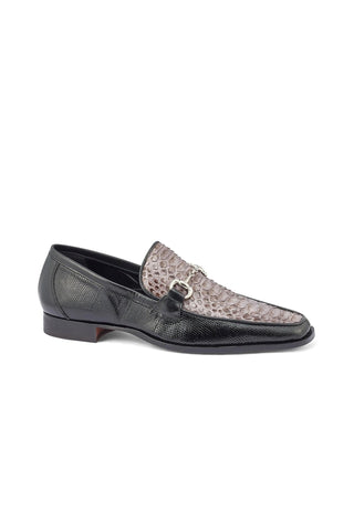 Mauri 4800/2 Priest Iguana & Python Skin Horse-Bit Loafers (MA5370)