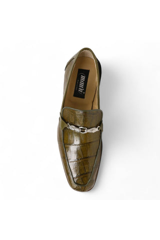 Mauri 4800/5 Crocodile Horsebit Loafers-AmbrogioShoes