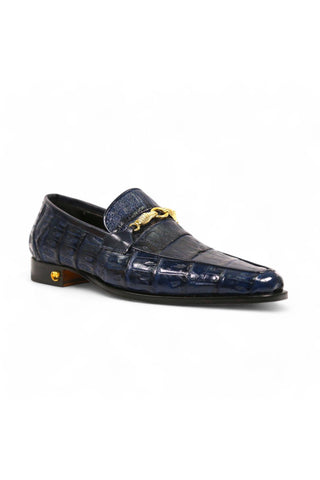 Mauri 4800/5 Crocodile Horsebit Loafers-AmbrogioShoes