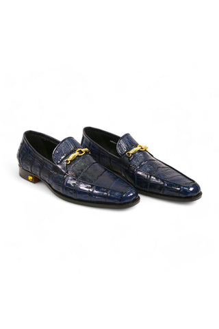 Mauri 4800/5 Crocodile Horsebit Loafers-AmbrogioShoes