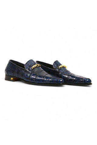 Mauri 4800/5 Crocodile Horsebit Loafers-AmbrogioShoes