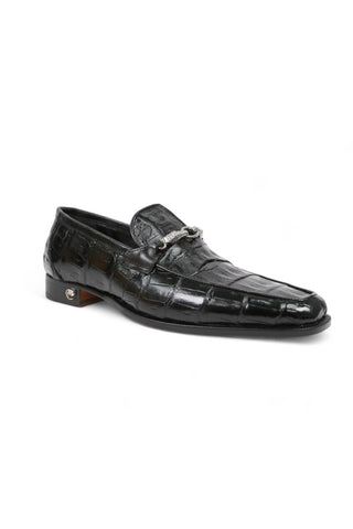 Mauri 4800/5 Crocodile Horsebit Loafers-AmbrogioShoes