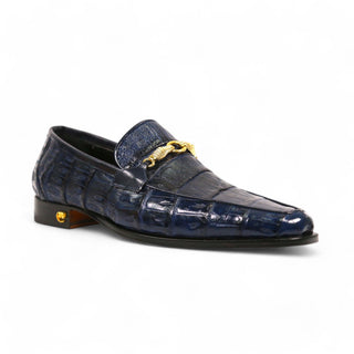 Mauri 4800/5 Men's Shoes Exotic Crocodile Horsebit Loafers (MA5652)(Special Order)-AmbrogioShoes